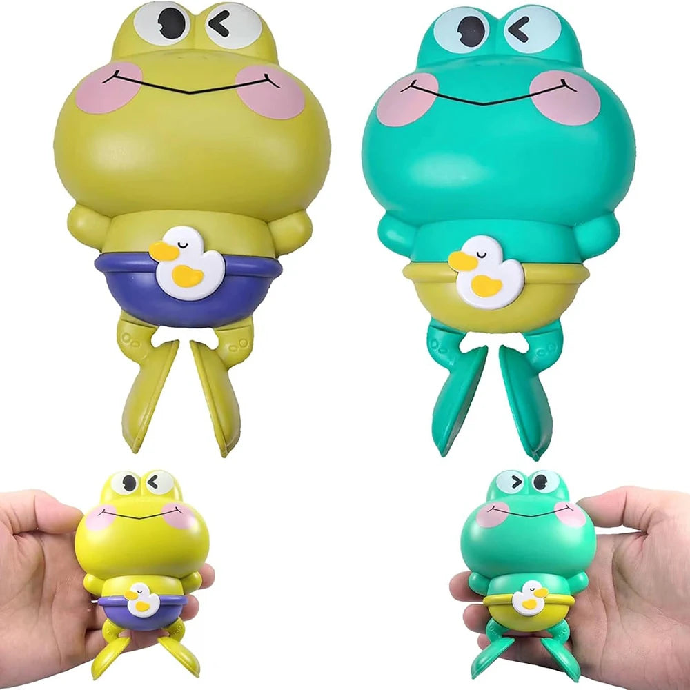 Floating Frog Bath Toy Set