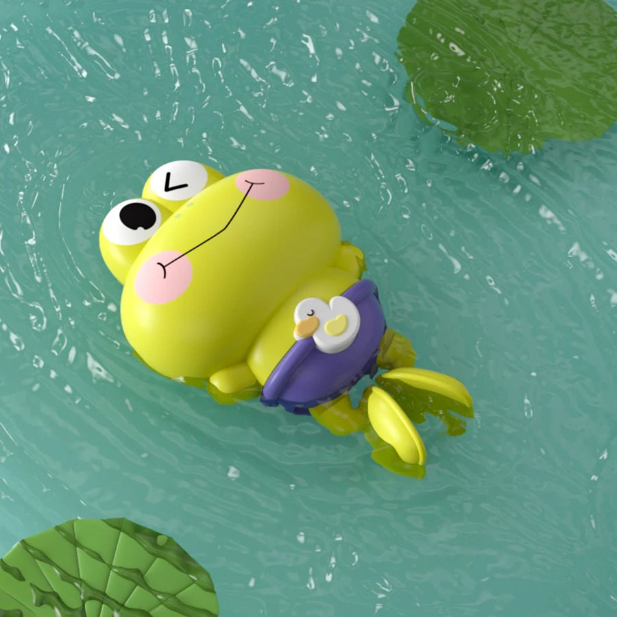 Floating Frog Bath Toy Set
