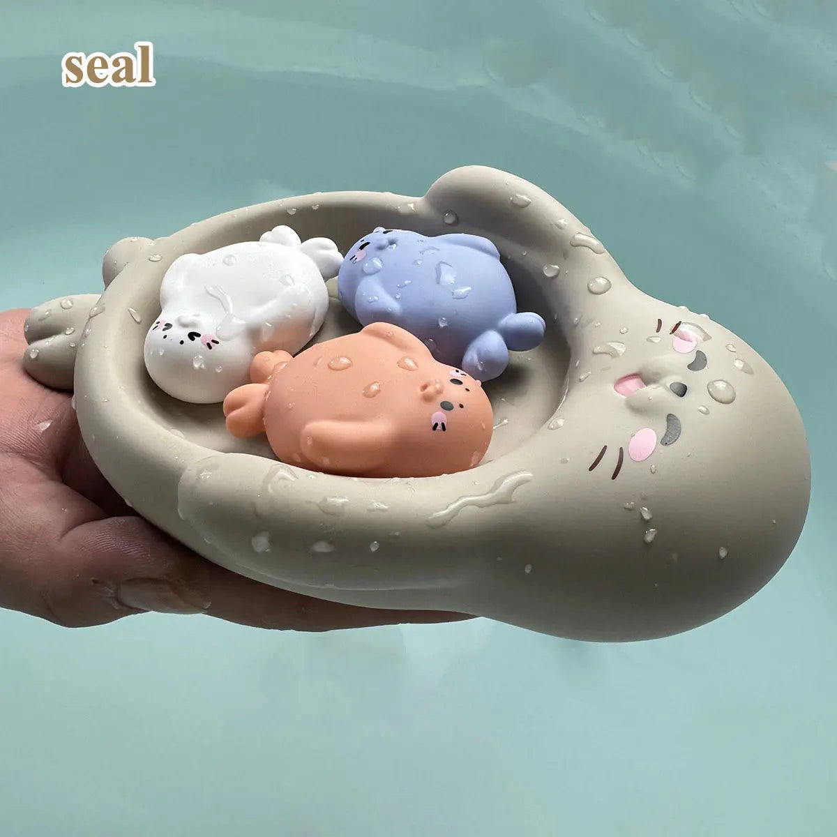 Floating Animal Bath Toy Set