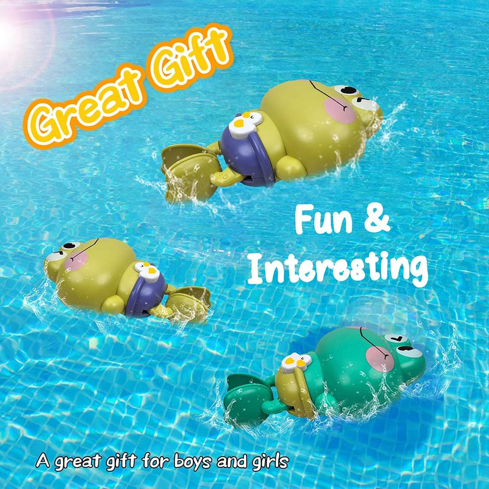 Floating Frog Bath Toy Set