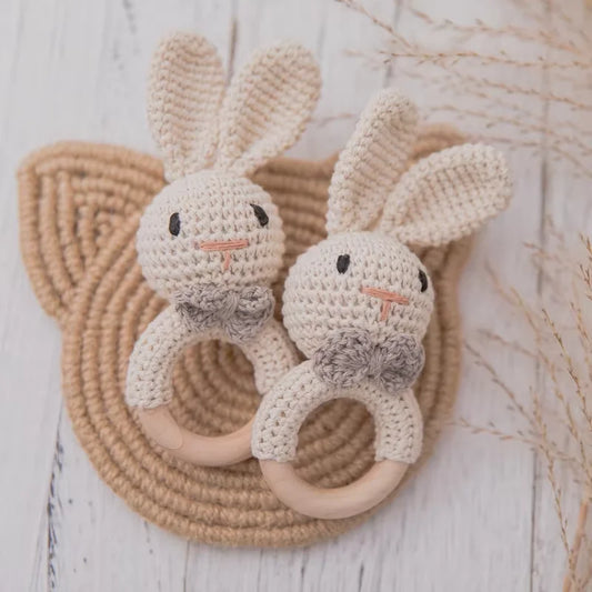 Bunny Baby Teether & Rattle Toy