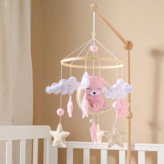 Wooden Bear Baby Mobile